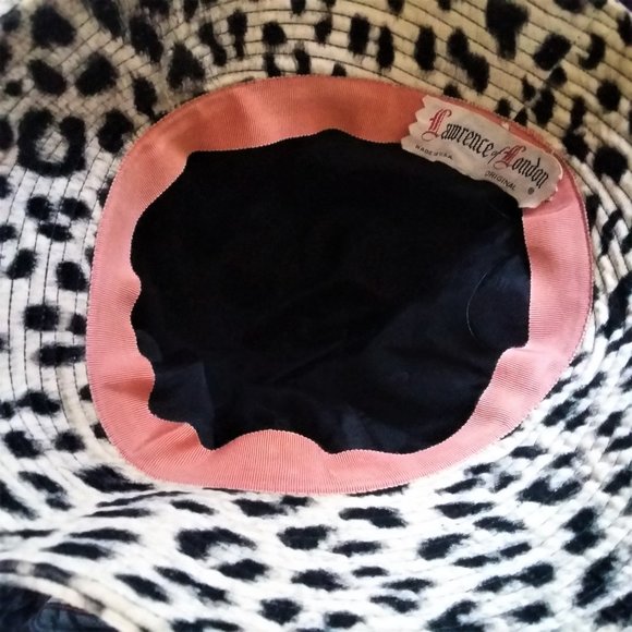 Vintage Leopard Hat Lawrence of London Original - Picture 6 of 8